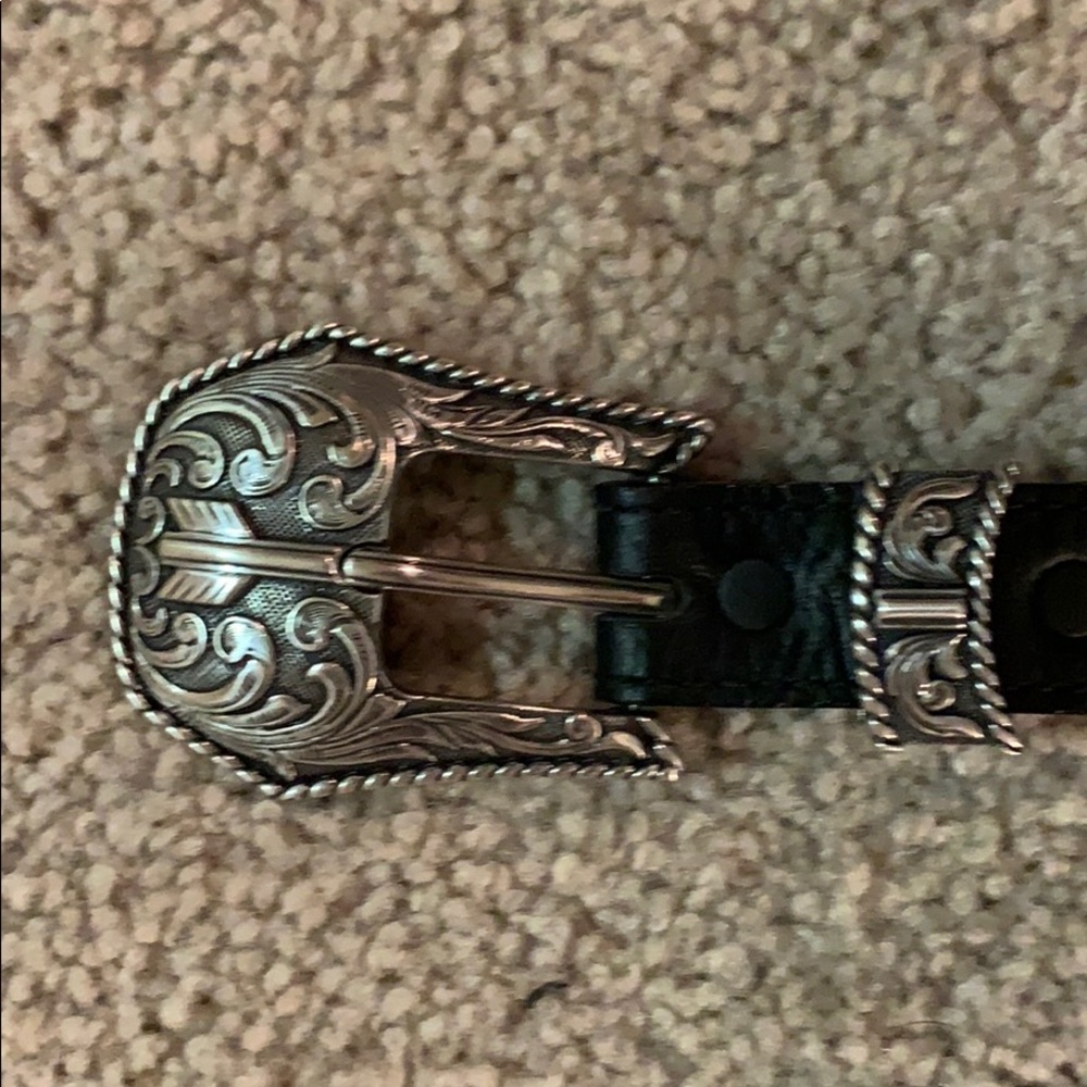Black Leather Belt